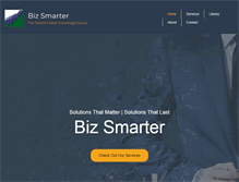 Tablet Screenshot of bizsmarter.com